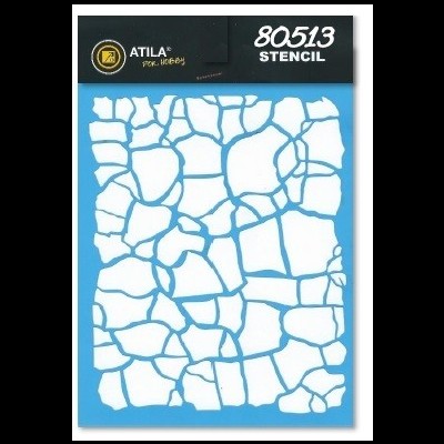 Stencil Craquelado grande 15x20cm 80513