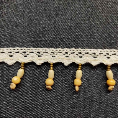 Renda c/adorno madeira 858189.0003 Cru