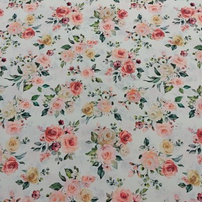 TECIDO INDIGO FLORES