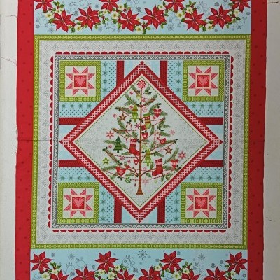 TECIDO PAINEL ÁRVORE NATAL