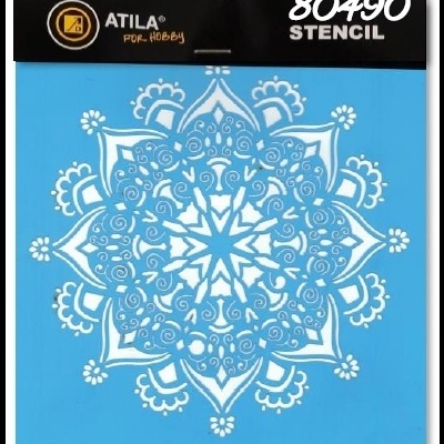 Stencil tipo Mandala mod.13 - 30x30cm 80490