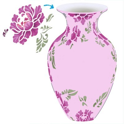 STENCIL LITOARTE 21X34,4CM ST-347