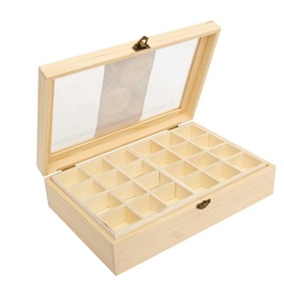 CAIXA MADEIRA 24 DIVISORIAS 30X20X8CM  871069