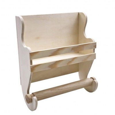 SUPORTE ESPECIARIAS E ROLO PAPEL 23.5x9.5X28CM 87898