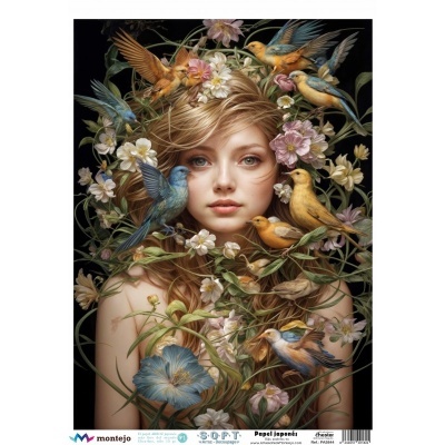 Papel de Arroz Soft 30x41cm  SPA 5844