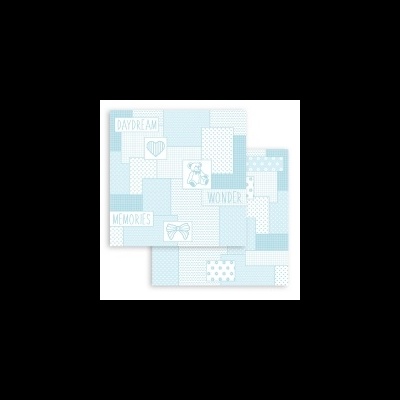 BLOCO SCRAP. STAMPERIA "DAYDREAM BLUE" 20,3x20,3 SBBS 56