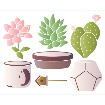 STENCIL LITOARTE 20X25CM STR-177