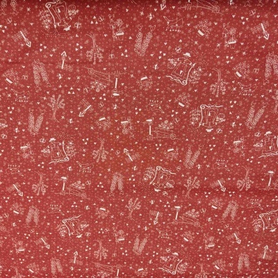 RETALHO TECIDO NUTEX "The colour of Love" BY LYNETTE ANDERSON 80790-1 T1654A  108