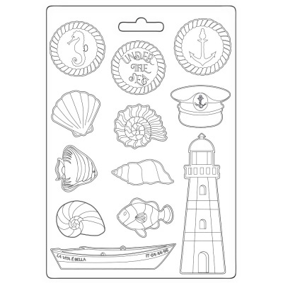 MOLDE A4 STAMPERIA "BLUE DREAM" K3PTA4555