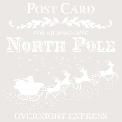 Stencil 25x25 "Post Card" 7614 065