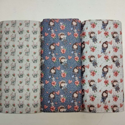 TECIDO FUXICOS E FRICOTES Gatos AM005