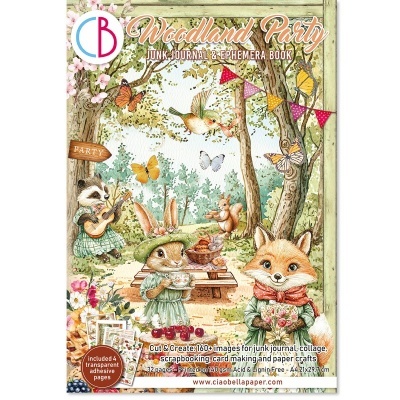 WOODLAND PARTY Ephemera Book A4  CIAO BELLA  CBB011