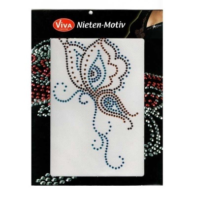Hot fix Viva - mod.10 borboleta 26x20cm