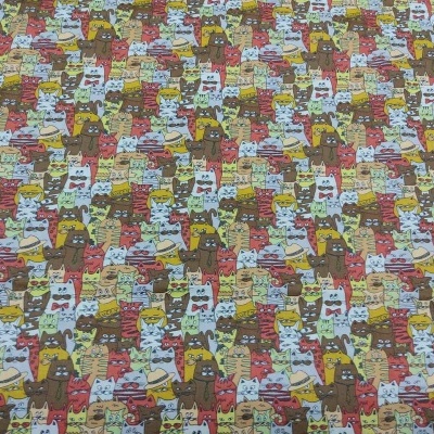 Tecido Fabricart Gatos 12901 T1300