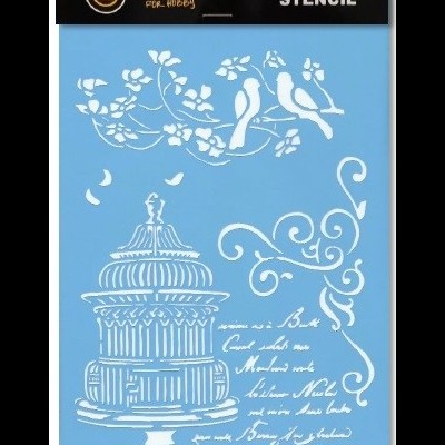 Stencil Gaiola Vintage 20x30cm 80476