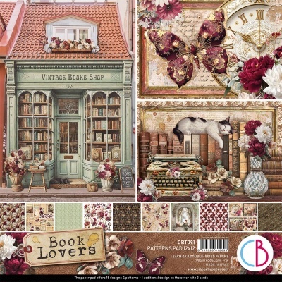 Bloco scrapbooking Ciao Bella BOOK LOVER 12x12" CBT091