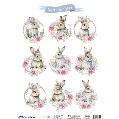 Papel de Arroz SOFT A3 EASTER 2 spa5223