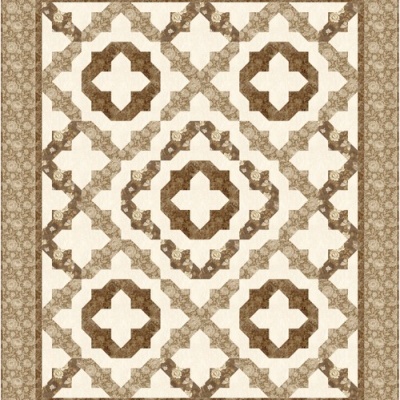 Tecido Satin Moon Designs for Blank Quilting Corp. "Modern Lace" BL3705 32