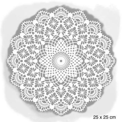 STENCIL LITOARTE 20X25CM STR-142