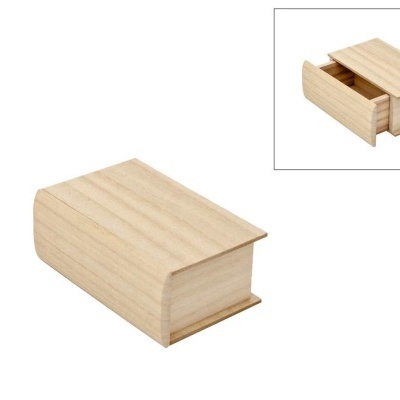 CAIXA LIVRO c/GAVETA 13x8,5x5cm 871002