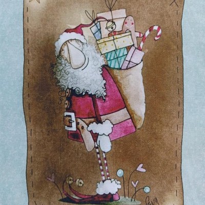 TECIDO "LOS DUENDES" Natal B41 60282