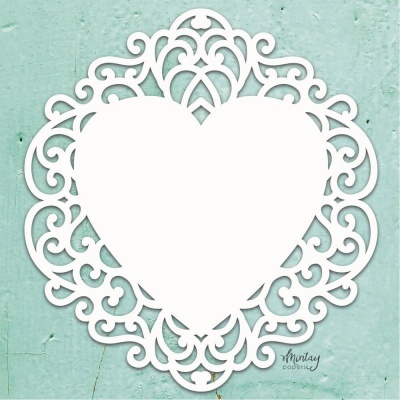 Chippies decor 30,5x30,5 Fancy heart mt-chip1-d5