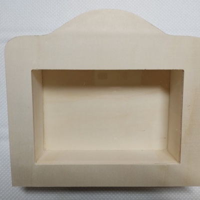 Caixa / Moldura 3D retangular 34x30cm c/vidro MDR3D