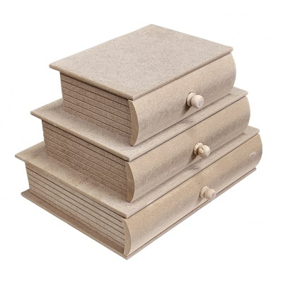 Base / Caixa 3 gavetas mdf 32x25x23cm CADENCE  650138