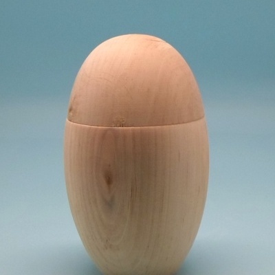 Ovo caixa em madeira Grande.  17cm  2939.1