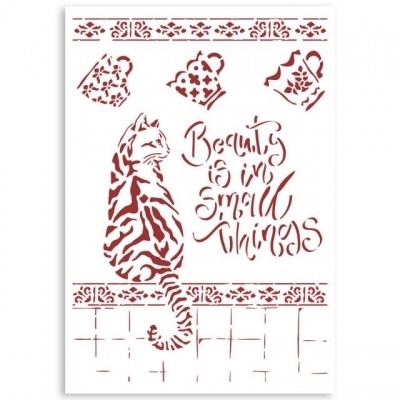 STENCIL STAMPERIA 21X29,7 A4 KSG482