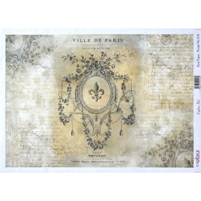 Papel arroz DreamArt Cadence A3 30x41cm PAD018