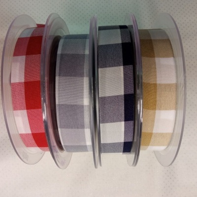 Fita Xadrez 25mm CREME F0136