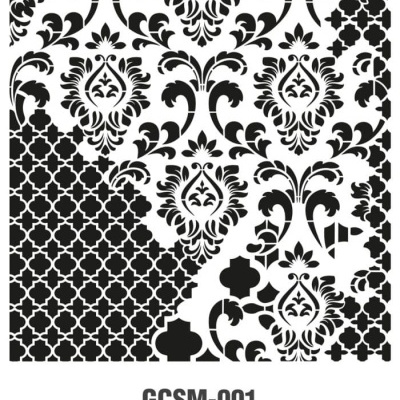 Stencil GRUNGE MIDI 25x25cm  CADENCE  GCSM001