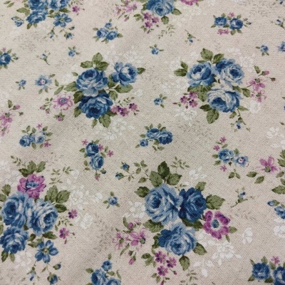 Tecido Quilt Gate "Old Rose" 41801-1B Rosa azul