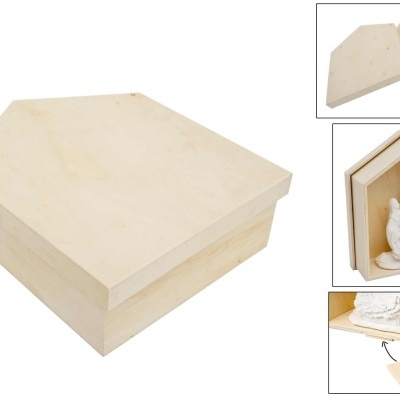 CAIXA CASA C/TAMPA 26.5X32X10.7CM  871044