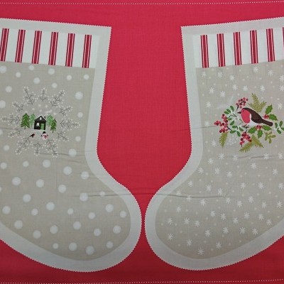 TECIDO LEWIS & IRENE BOTA NATAL C21