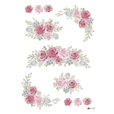 Papel transfer - Vintage 1    20x28cm  13048