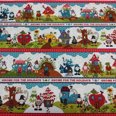 Tecido Henry Glass "Gnome for the holidays" 9616 T1651