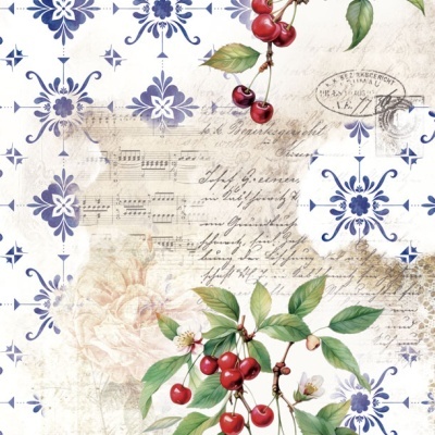 PAPEL ARROZ 54X33CM CHERRYS IV PFY-13747 Ref. 340737