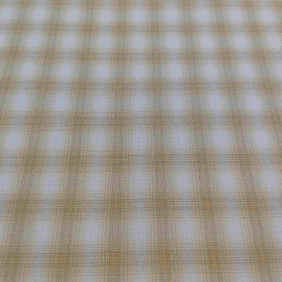Tecidos xadrez bege e branco com textura