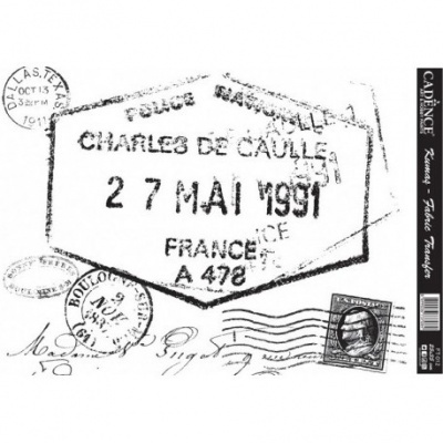 Transfer para TECIDOS 25x35cm FT-012