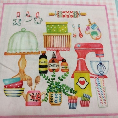 Tecido "Baker With Love" by Louise Nisbet for Michael Miller PAINEL 65927