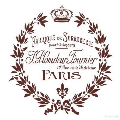 MISS STENCILS 25x25cm MNC008