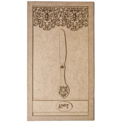 Quadro mdf c/faca 45x25cm 640186