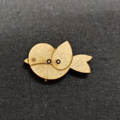 Botão Passarinho 3x1,8 742112