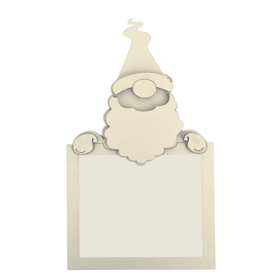 Pai Natal com Placa   30cm