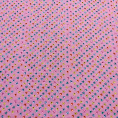 TECIDO STOF FABRICS COSTURA BOTÕES CORAÇÕES