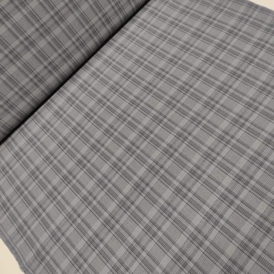 Tecido "One Sister" xadrez  azul HG33877