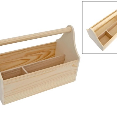 CESTO madeira 3 DIV. 33x17x22cm 871041