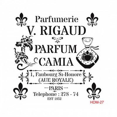 STENCIL CADENCE 25x25CM HDM27